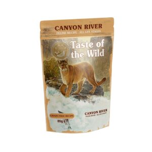 Canyon River Chunks in Gravy Wet Cat Food Pouch 85g x 12