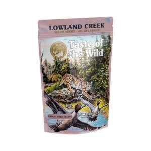 Lowland Creek Chunks in Gravy Wet Cat Food Pouch 85g x 12