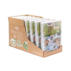 Salmon Herring Fruit & Veg Dog Tray 390g x 7