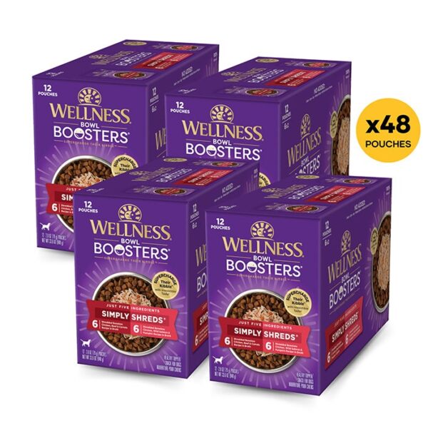 Simply Shreds Booster Variety Dog Pouch 79gx48 - Image 2
