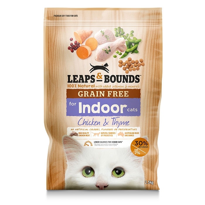 GF Indoor Chicken & Thyme Cat Food 2.5kg x 2 - Image 2