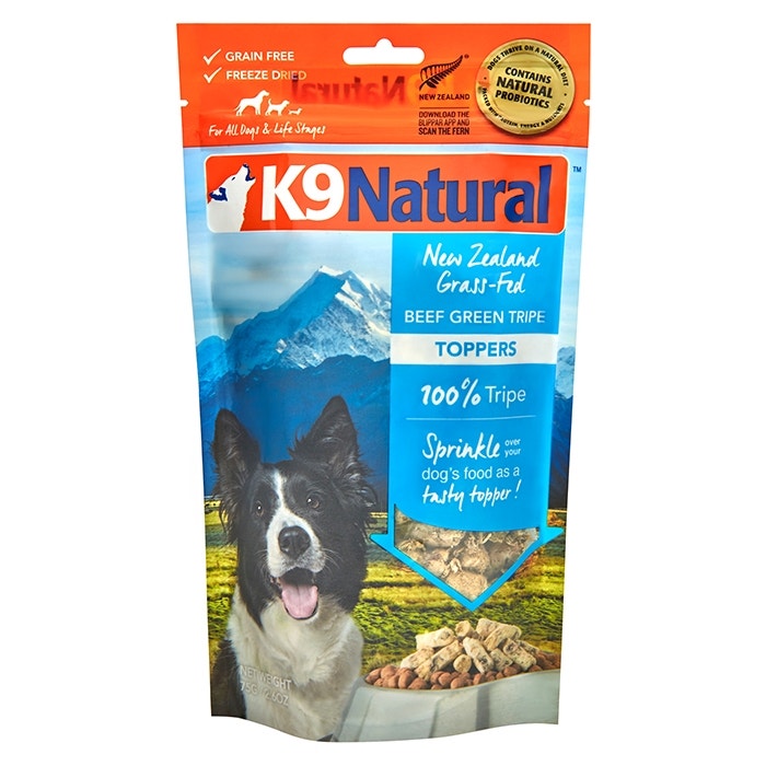 Freeze Dried Beef Green Tripe Boost Adult Dog Food 75g