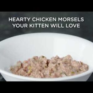 Kitten Healthy Cuisine Chicken & Rice Medley Cat Food Cans 79g x 24