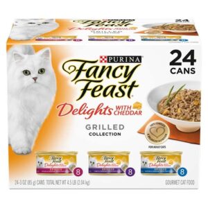 Variety Pack Cheddar Delights Cat Food Can 85g x 24