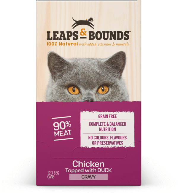 Chicken Top wDuck in Gravy Cat Can 85g x 12 - Image 3