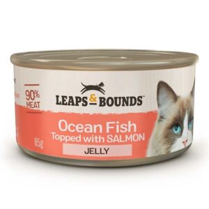 Fish Top wSalmon Jelly Cat Can 85g x 12