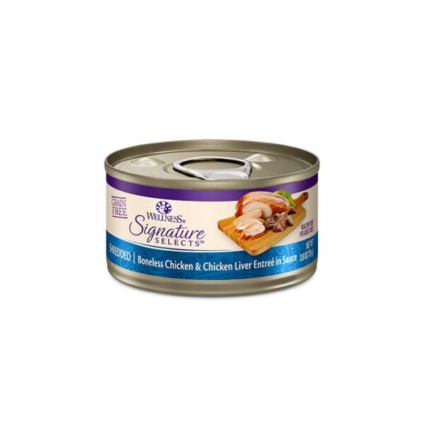 Chicken & Liver in Sauce Cat Tin 79g x 12 - Image 3