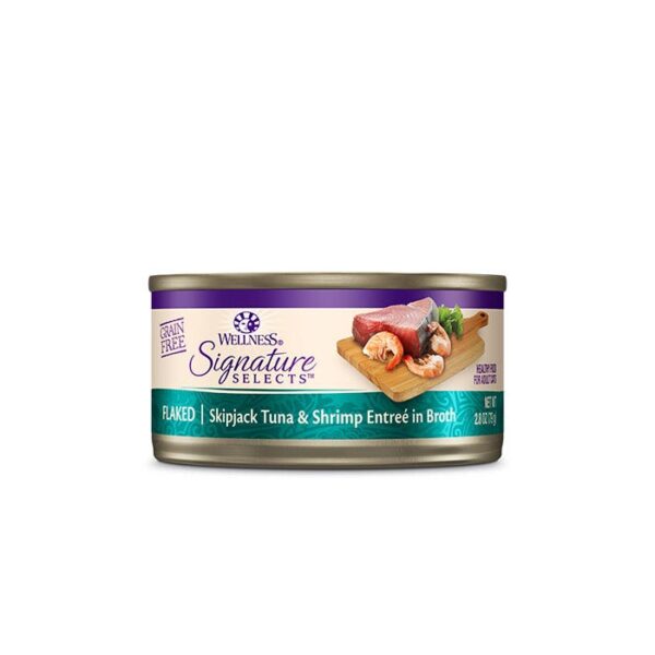 Skipjack Tuna Shrimp Sauce Cat Tin 79g x 12 - Image 2