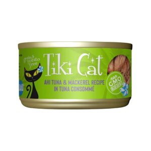 Luau Papeekeo Tuna Mackerel Cat Can 80g x 12