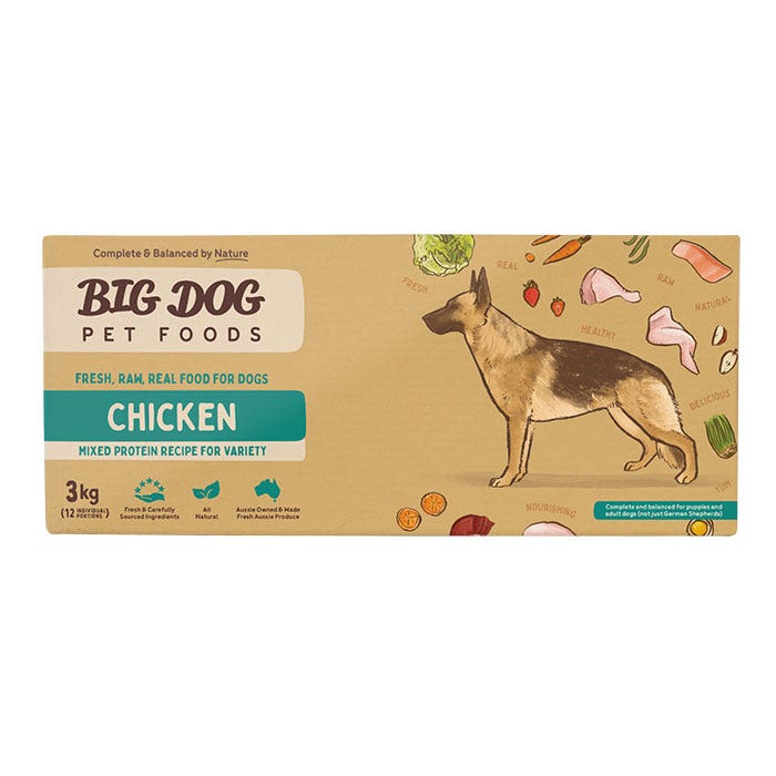 Barf Chicken Dog Patties 3kg
