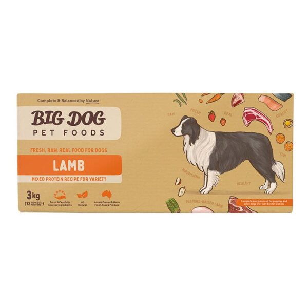 Barf Lamb Dog Patties 3kg