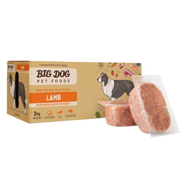 Barf Lamb Dog Patties 3kg - Image 3