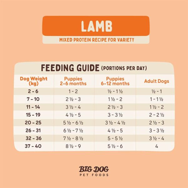 Barf Lamb Dog Patties 3kg - Image 5