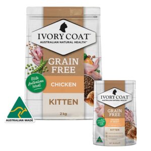 Chicken Kitten Food 2kg & Chicken Gravy Kitten Pouch 85g x 12