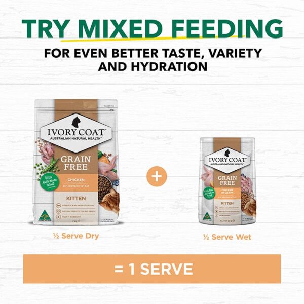 Grain Free Chicken Gravy Kitten Pouch 85g x 48 - Image 10