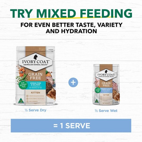 Grain Free Chicken & Ocean Fish Kitten Pouch 85g x 12 - Image 10