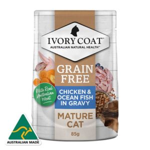 Grain Free Chickn OFish Light Sr Cat Pouch 85g x 48