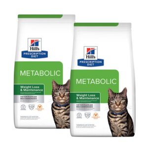Prescription Diet Metabolic Adult Cat Food 3.85kg x 2