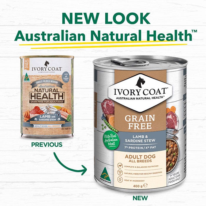 Grain Free Lamb & Sardine Adult Dog Can 400g x 12 - Image 8