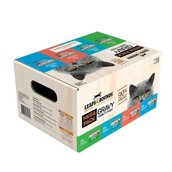 Gravy Wet Cat Food Variety Mega Pack 85g x 48