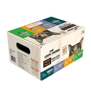 Mousse Wet Cat Food Variety Mega Pack 85g x 48