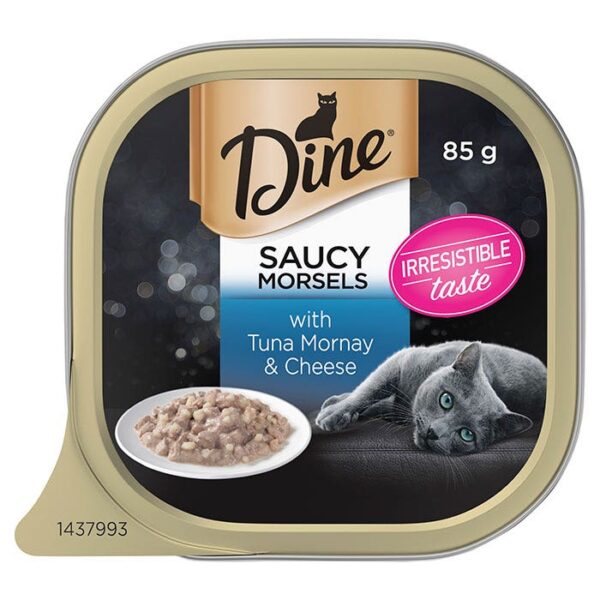 Tuna Mornay Topped Cheese Cat Food Tray 85g x 42 - Image 3