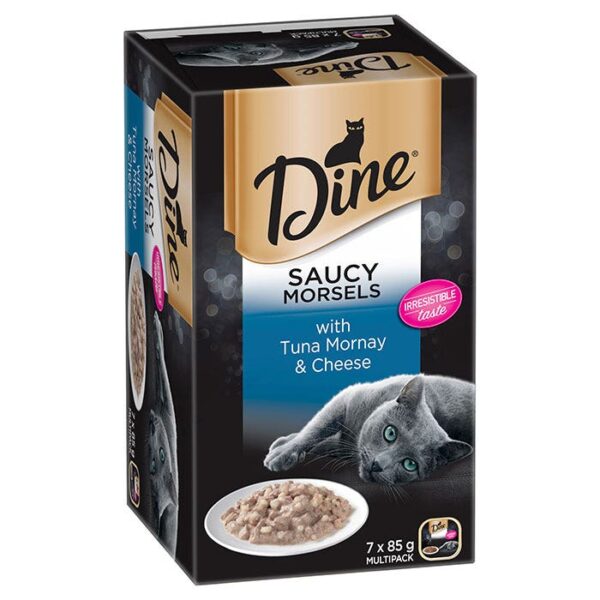 Tuna Mornay Topped Cheese Cat Food Tray 85g x 42 - Image 2