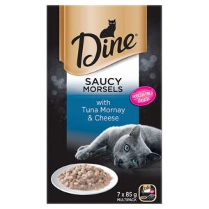 Tuna Mornay Topped Cheese Cat Food Tray 85g x 42