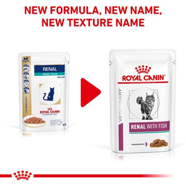 Renal Tuna Adult Cat Wet Food Pouch 85g x 12 - Image 3