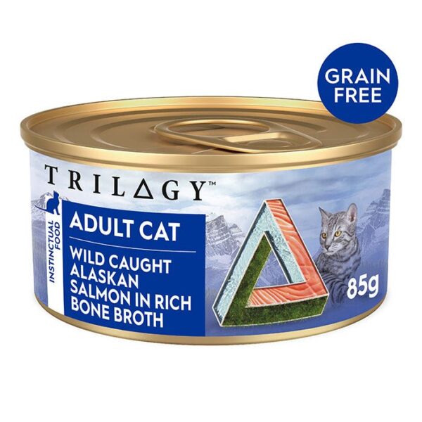 Salmon in Bone Broth Cat Can 85g x 24 - Image 2