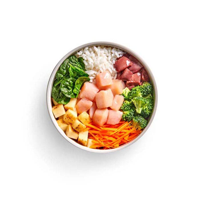 Chicken Bowl Adult Dog Meal 500g x 7 - Image 3