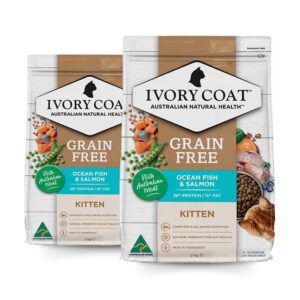 Grain Free Ocean Fish & Salmon Kitten Food 2kg x 2