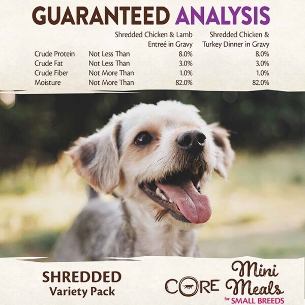 Mini Meals Variety Chk & Lamb Dog Pouch 85g x 12 - Image 7