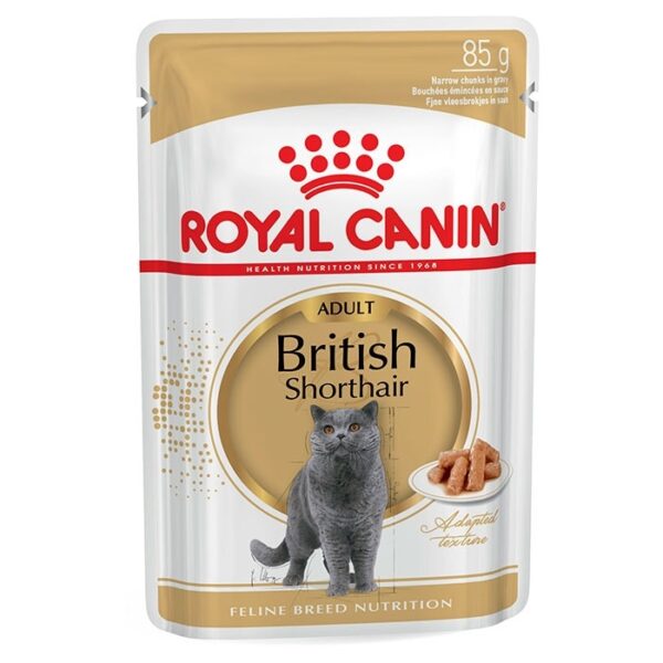 British Shorthair Adult Cat Food 85g x12 - Image 2
