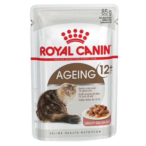 Ageing 12+ Cat Food in Gravy 85g x12 - Image 2