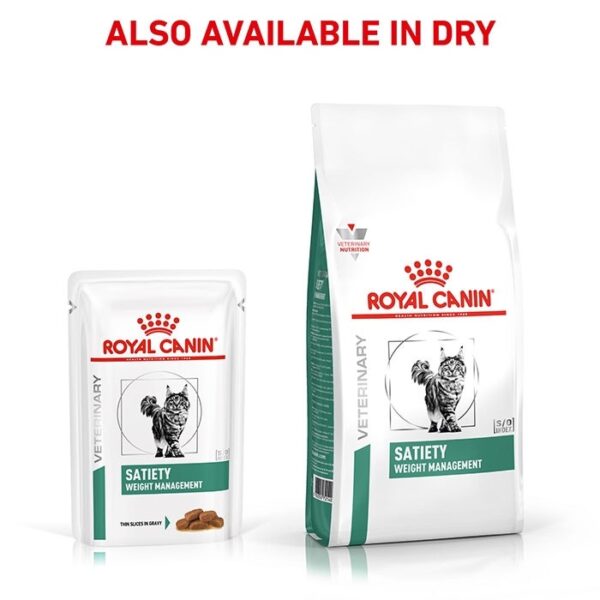 Satiety Weight Management Cat Wet Food Pouch 85g x 12 - Image 5